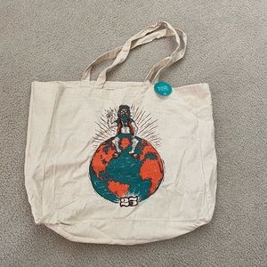 EARTH BOUND hippie earth tote